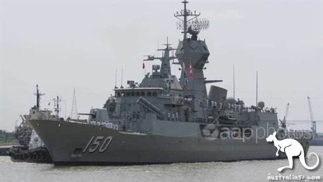 澳洲军舰在南海航行后，前往越南访问