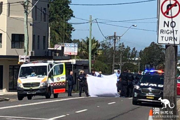 突发:悉尼南郊车祸卡车司机捅人后逃离,被警方包围后捅死了自己