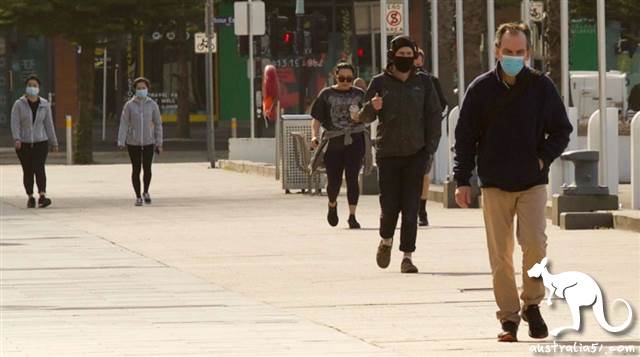 <a href='/city/Melbourne/' target='_blank'>墨尔本</a>地区的14天日均病例增幅降至50例以下。(澳洲广播公司图片)