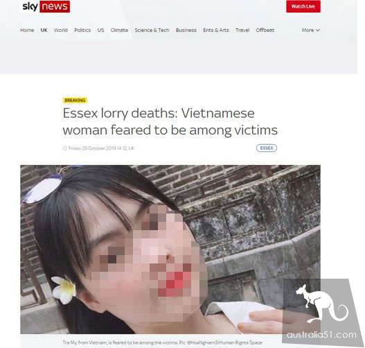 英国货车藏39具尸体案：24户越南家庭报案称家人疑失踪