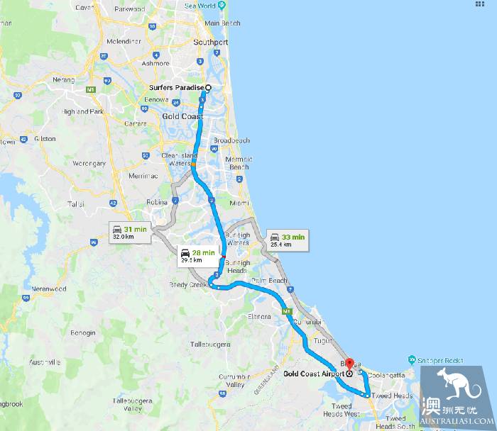 黄金海岸机场全攻略,附退税技巧和往返市区交通