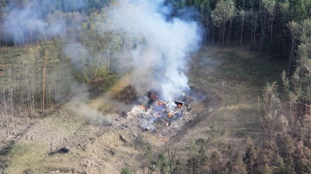 捷克弗尔贝季采爆炸现场(10/2014)