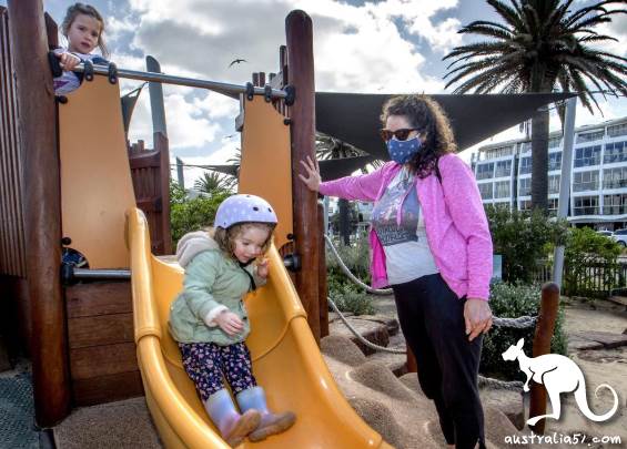 <a href='/city/Melbourne/' target='_blank'>墨尔本</a>游乐场重开。(《澳洲人报》图片)