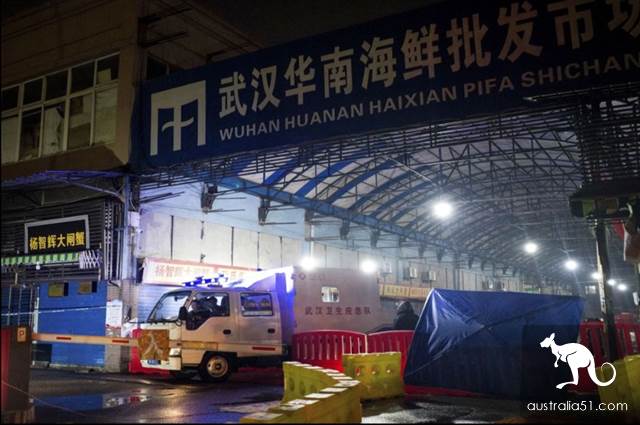 武汉华南海鲜市场罕见照片!