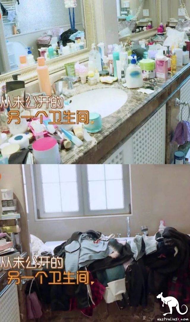 卫生间堆满东西。(网络图片)