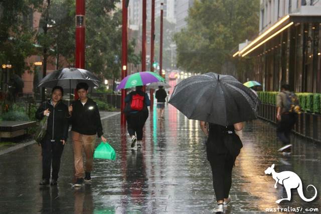 本次降雨天气将维持到下个星期。(澳洲广播公司图片)