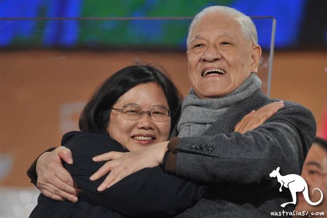 李登辉和现任台湾总统蔡英文