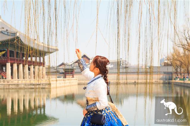 韩国行必打卡：韩国景福宫韩服体验