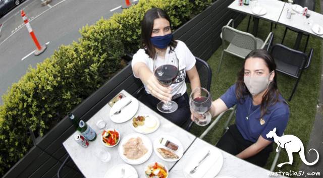 <a href='/city/Melbourne/' target='_blank'>墨尔本</a>的餐饮场所准备重开(《先驱太阳报》图片)