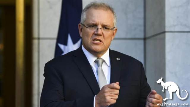Scott Morrison speaks to the media at Parliament House on Friday. Picture: AAP