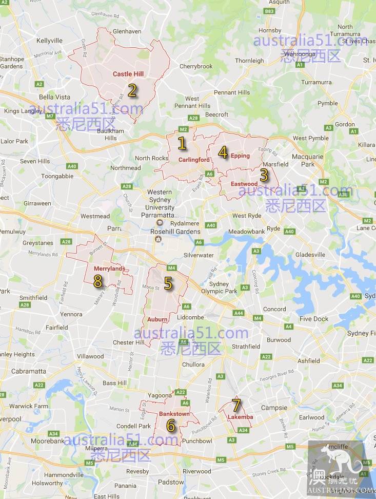 悉尼,富人区穷人区怎么分?我该住在哪个区?