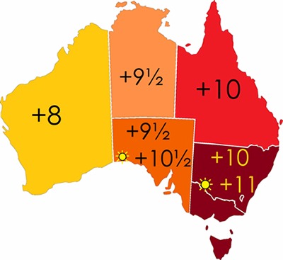 澳洲在哪个时区 和中国北京时间的时差是多少 澳洲无忧网
