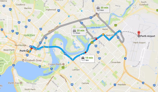 珀斯有几个机场?到市区多远?珀斯机场穿梭交通全攻略