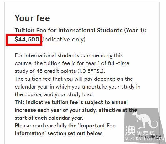昨天,澳洲各大学18年学费公布,热门专业集体暴涨!突破4万5澳元大关