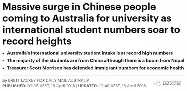近18万中国留学生涌入澳洲！留学人数再创历史新高！
