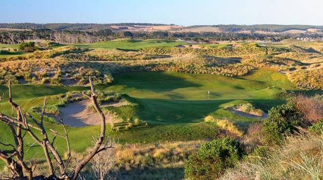 澳洲第一公众球场：班博古沙丘Barnbougle Dunes Golf