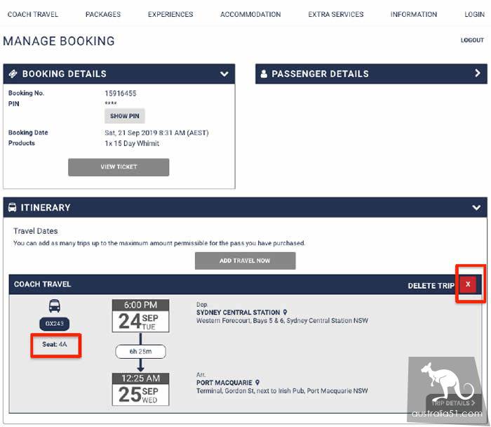 灰狗巴士乘坐指南之:如何为通票添加行程?