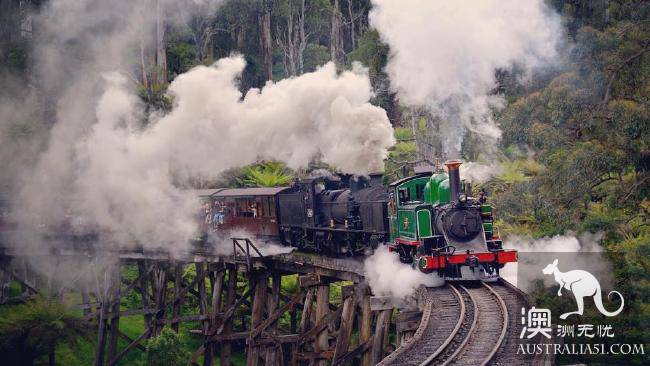 从墨尔本走向世界：普芬比利蒸汽小火车（Puffing Billy Railway）