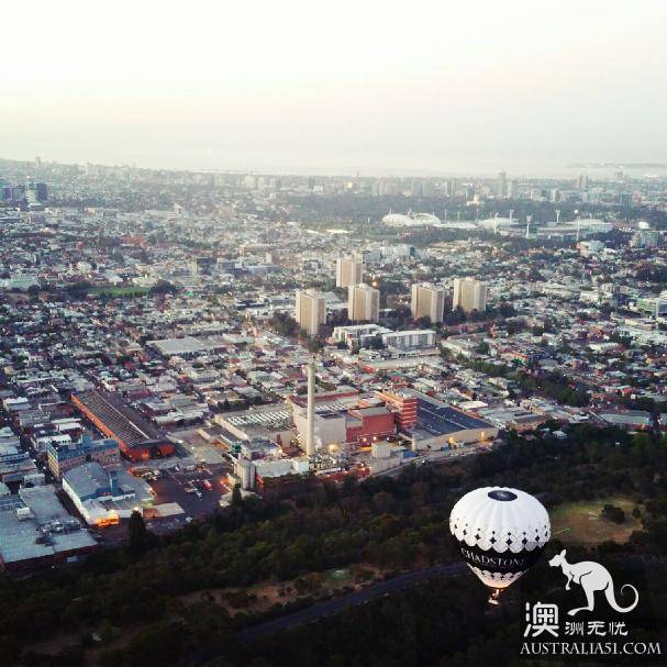 墨尔本热气球之旅，在热气球上看墨尔本的苏醒