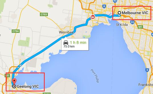 墨尔本(Melbourne)到吉朗(Geelong)的交通方式攻略