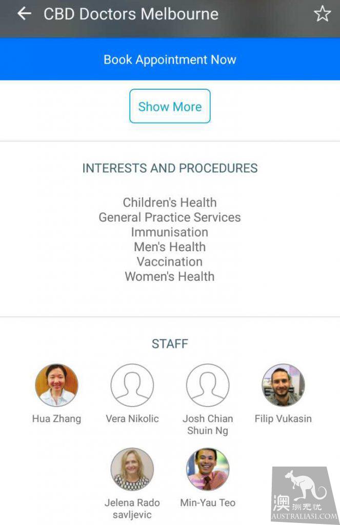 Health Engine:能预约附近GP医生的APP