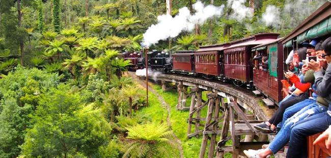 从墨尔本走向世界：普芬比利蒸汽小火车（Puffing Billy Railway）